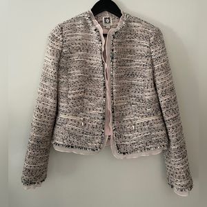 Anne Klein Boucle Tweed Jacket